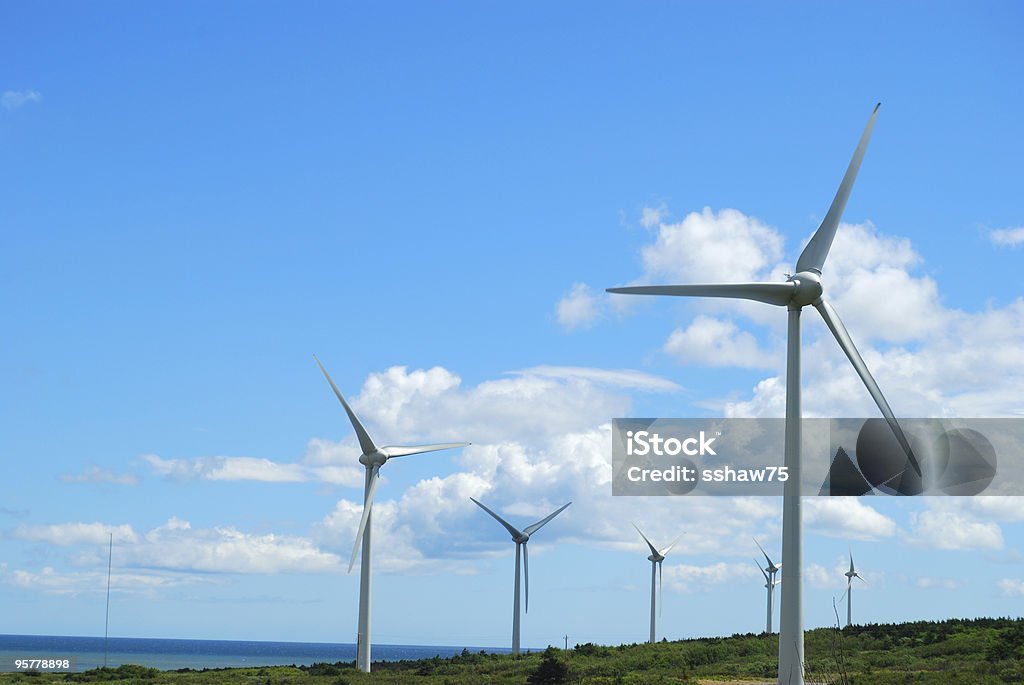 Turbina de Farm - Foto de stock de Aerogenerador libre de derechos