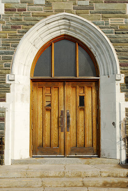 istock Arched Church Doors 95779050