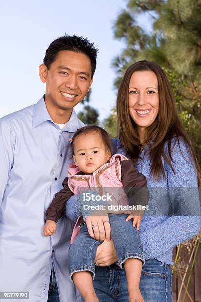 Happy Family Stock Photo - Download Image Now - Adult, Baby - Human Age, Cheerful