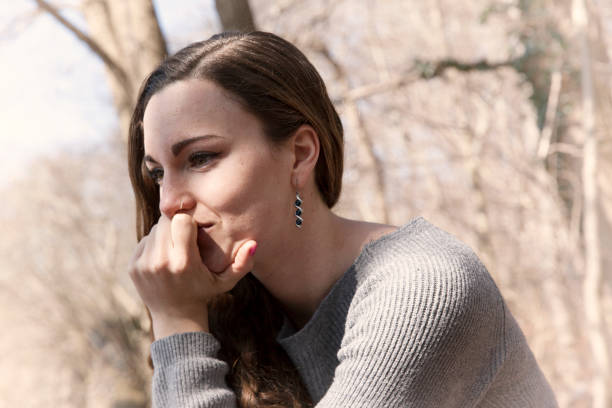 istock Woman contemplating the spring. 957792540
