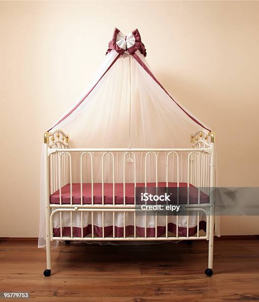 Cot Stock Photo - Download Image Now - Bedding, Bedroom, Color Image