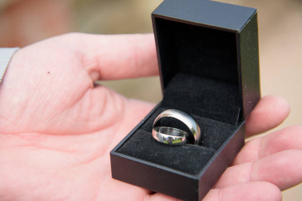 istock Best Man holding Wedding rings 957804678