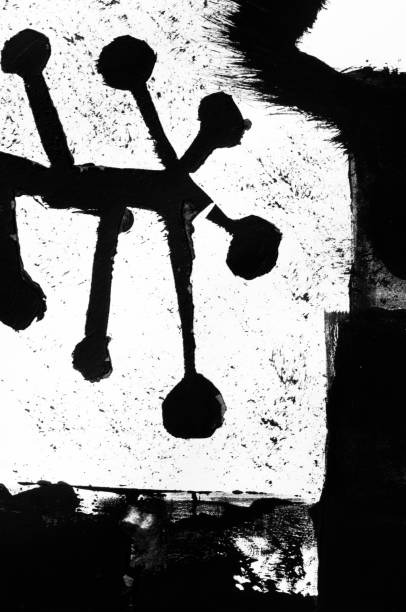 istock stencil art, abstract painting 957805438