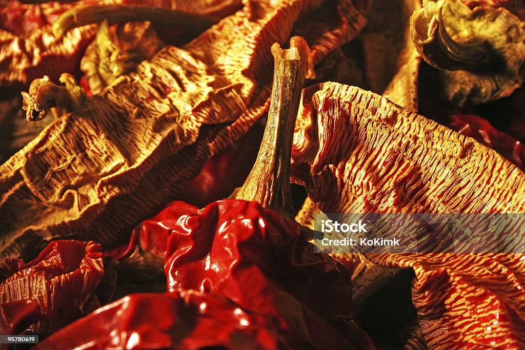 Secas pimenta vermelha - Foto de stock de Alimentação Saudável royalty-free