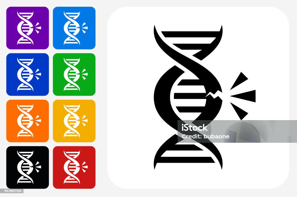DNA Break Icon Square Button Set DNA Break Icon Square Button Set. The icon is in black on a white square with rounded corners. The are eight alternative button options on the left in purple, blue, navy, green, orange, yellow, black and red colors. The icon is in white against these vibrant backgrounds. The illustration is flat and will work well both online and in print. DNA stock vector DNA Break Icon Square Button Set DNA Break Icon Square Button Set. The icon is in black on a white square with rounded corners. The are eight alternative button options on the left in purple, blue, navy, green, orange, yellow, black and red colors. The icon is in white against these vibrant backgrounds. The illustration is flat and will work well both online and in print. DNA stock vector