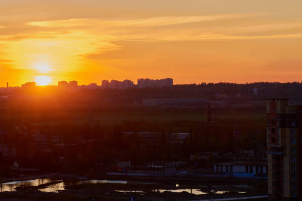 istock sunset in the city in Russia i 957807590