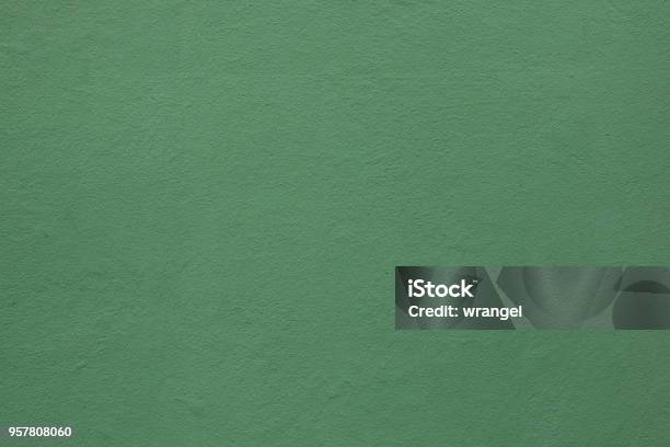 Grün Bemalten Stuck Wand Stockfoto und mehr Bilder von Wand - Wand, Grün, Texturiert