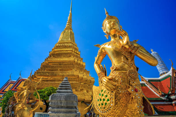 istock Golden Kinaree Sculpture 957815478