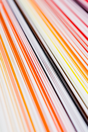 arrangement of color swatch, abstract close-up shot