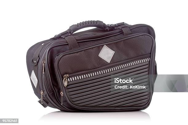 Motorcycle Bag Stock Photo - Download Image Now - Motorcycle, Bag, Black Color