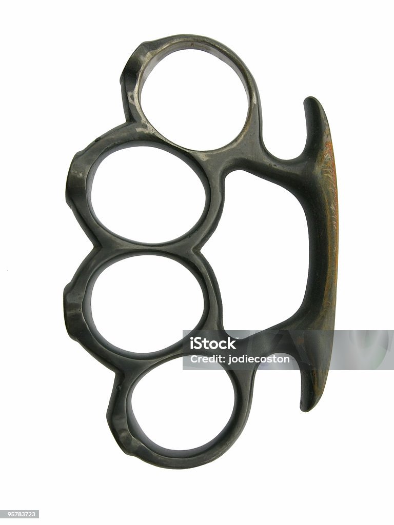 Brass Knuckles - Foto de stock de Soqueira de Metal royalty-free
