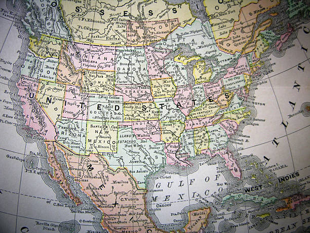 istock Antique Map of USA 95783761