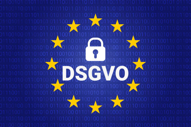 istock dsgvo - german Datenschutz-Grundverordnung. gdpr - General Data Protection Regulation. vector 957845254