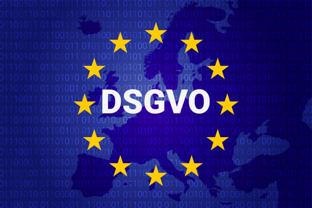 istock dsgvo - german Datenschutz-Grundverordnung. gdpr - General Data Protection Regulation. vector illustration 957845320