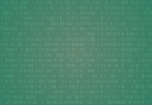 Binary Code Pattern Seamless Digital Technology Background Abstract ...