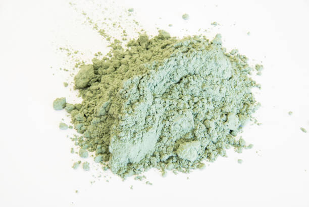 istock green pigment isolated over white background 957845468