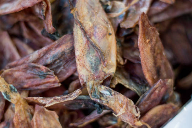 istock Dried squid seafood market Thailand 957846846