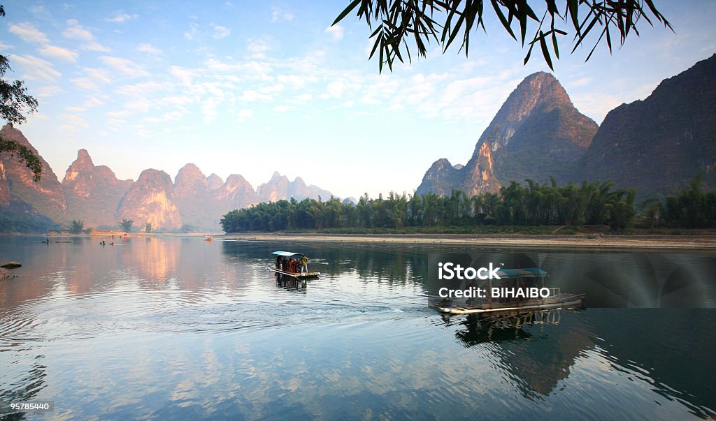 Li River  Cruise - Vacation Stock Photo