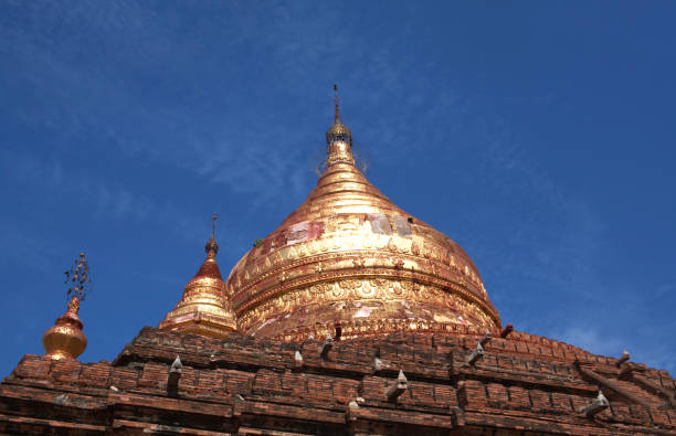 древний храм дхаммаязика в багане, отдел мандалай мьянмы - dhammayazika стоковые фото и изображения