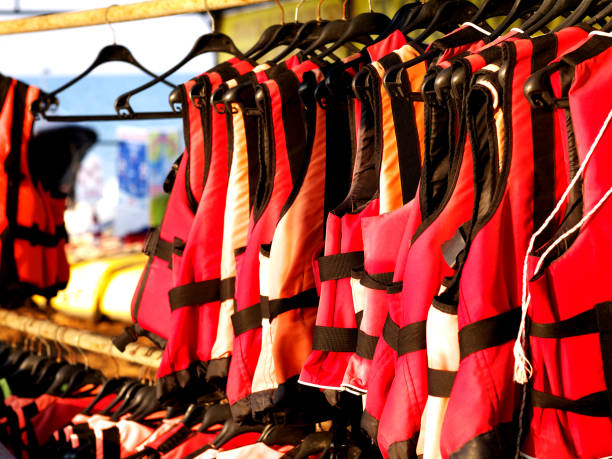 istock life jackets storage on a water sport station on a beach 957875080
