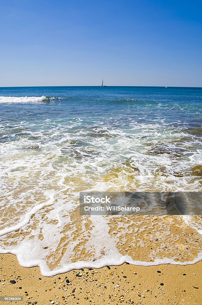 La plage shore - Photo de Costa Dorada libre de droits