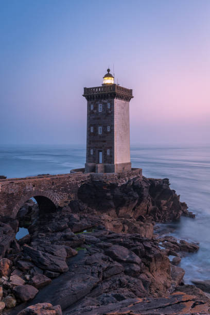 istock Kermorvan lighthouse, Brittany, France 957884360