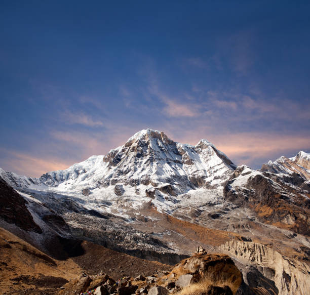 istock Annapurna South mount - view from Annapurna Base Camp, Nepal 957884598