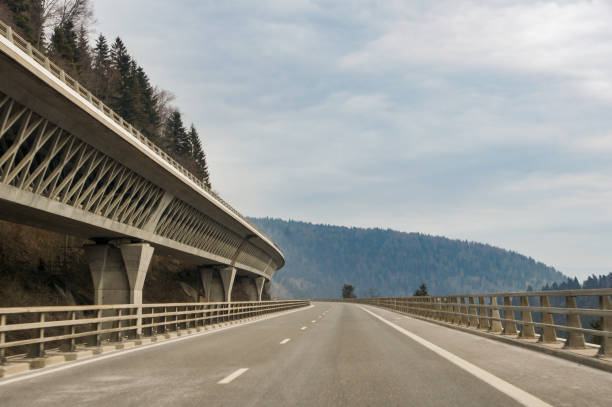 istock A trestle along the highway. 957885102