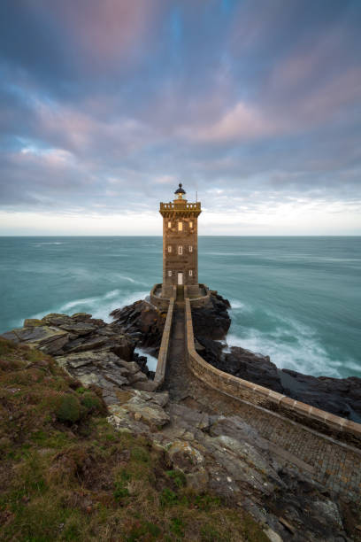 istock Kermorvan lighthouse, Brittany, France 957887990