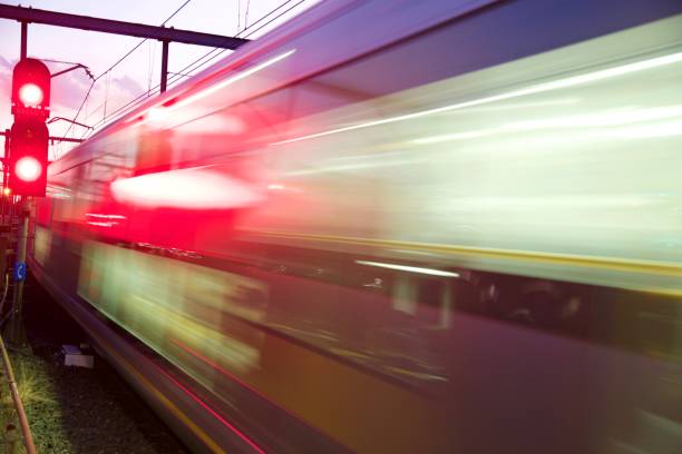 istock Trains at busy train station peak hour 957889274