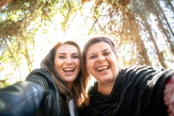istock Mature women taking a selfie 957891676