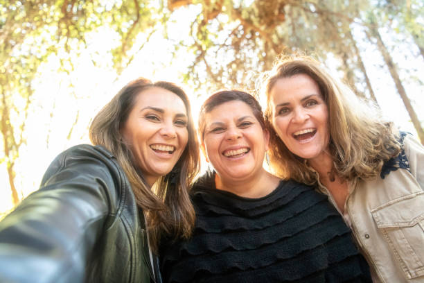 istock Mature women taking a selfie 957891682