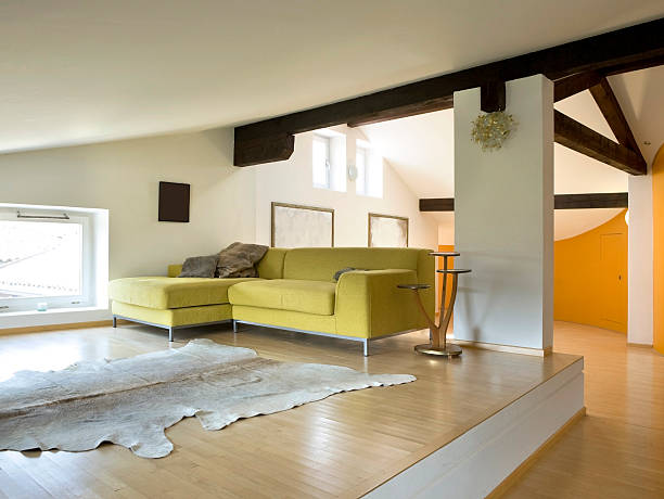 istock Bright loft-style apartment with wood floors 95789865