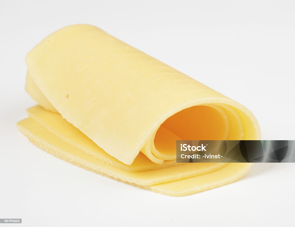 Fatias de queijo na Canoa - Royalty-free Amarelo Foto de stock