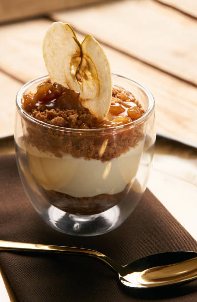 istock Delicious dessert with ice cream and chocolate. 957937164