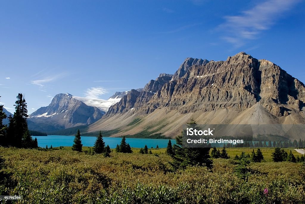 Lago Bow, parque nacional de Banff - Foto de stock de Aire libre libre de derechos