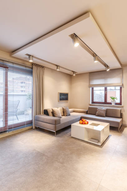 istock Corner sofa in living room 957956494