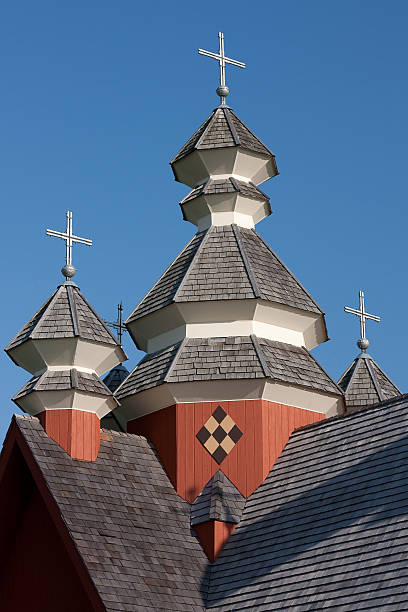 istock Ukrainian Log Church 95797886