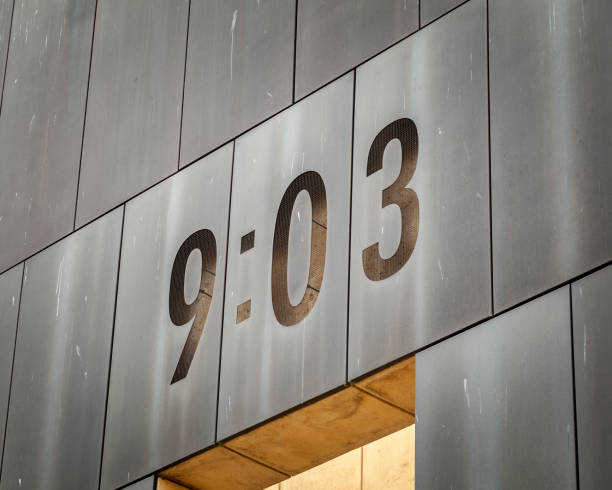 Time after Oklahoma City federal building bombing stock photo