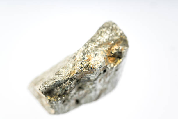 istock pyrite shot on whtie background 957995546