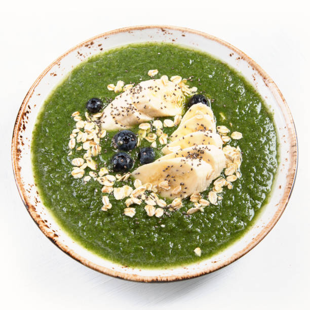 istock Healthy green smoothie. 957995688