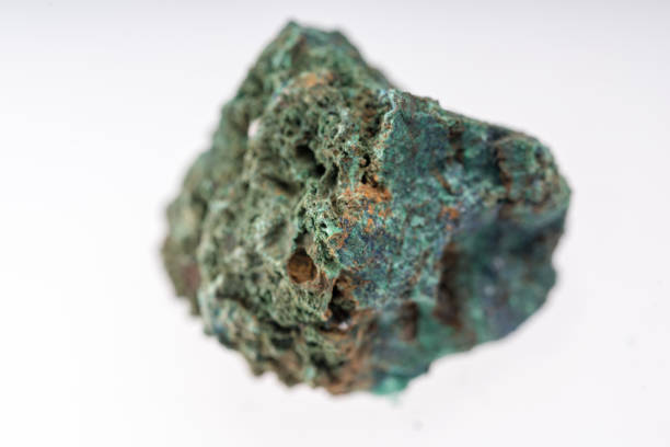 istock azurite mineral on white background studio shot 957996302