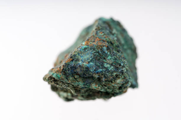 istock azurite mineral on white background studio shot 957996318