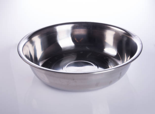istock pot or stainless steel pot on a background 957996430