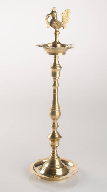 istock oil lamp or metal lamp on background 957996486