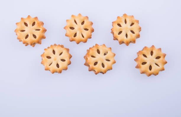 istock cookie biscuits with filling on the background 957996524