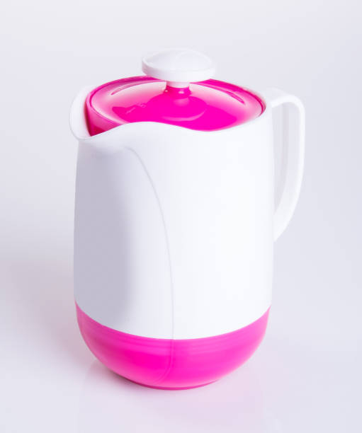 istock Thermo or Thermo flask on a background 957999294