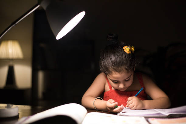 istock Girl doing homework at home 957999356