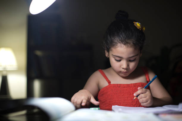 istock Girl doing homework at home 957999366