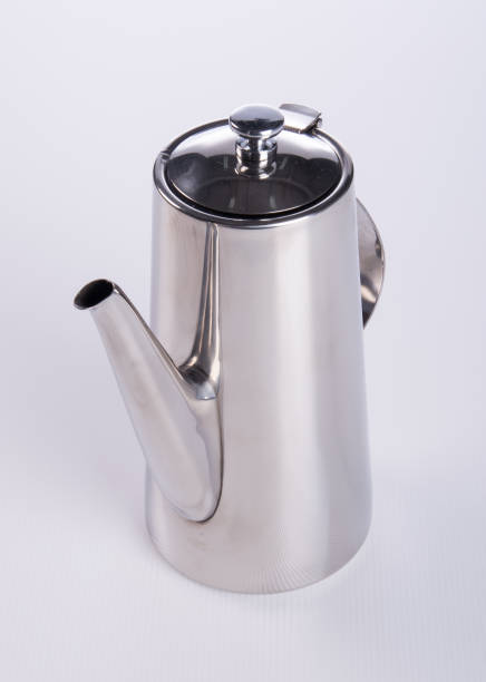 istock tea pots or stainless steel tea pots on the background 958000116